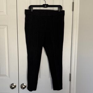 Anne Klein Charcoal Gray Slim Fit Pants